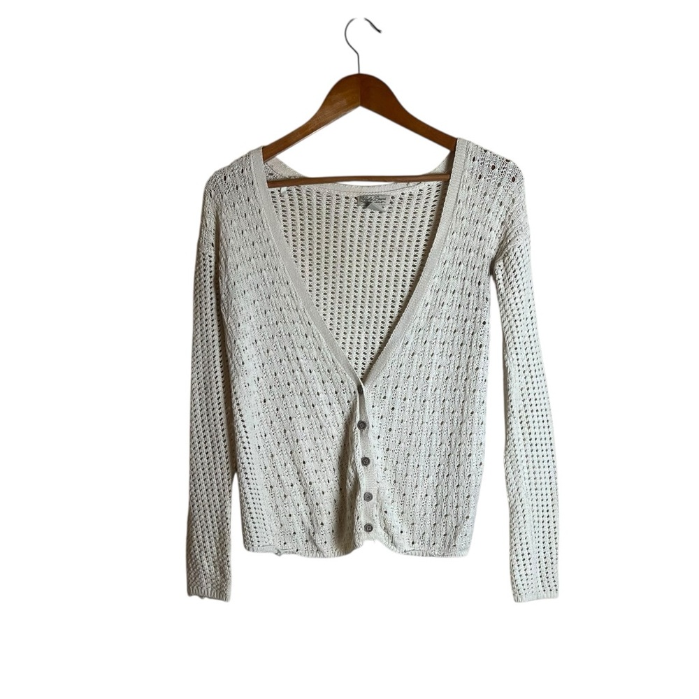3 for $30! Lucky brand‎ cream knit cardigan